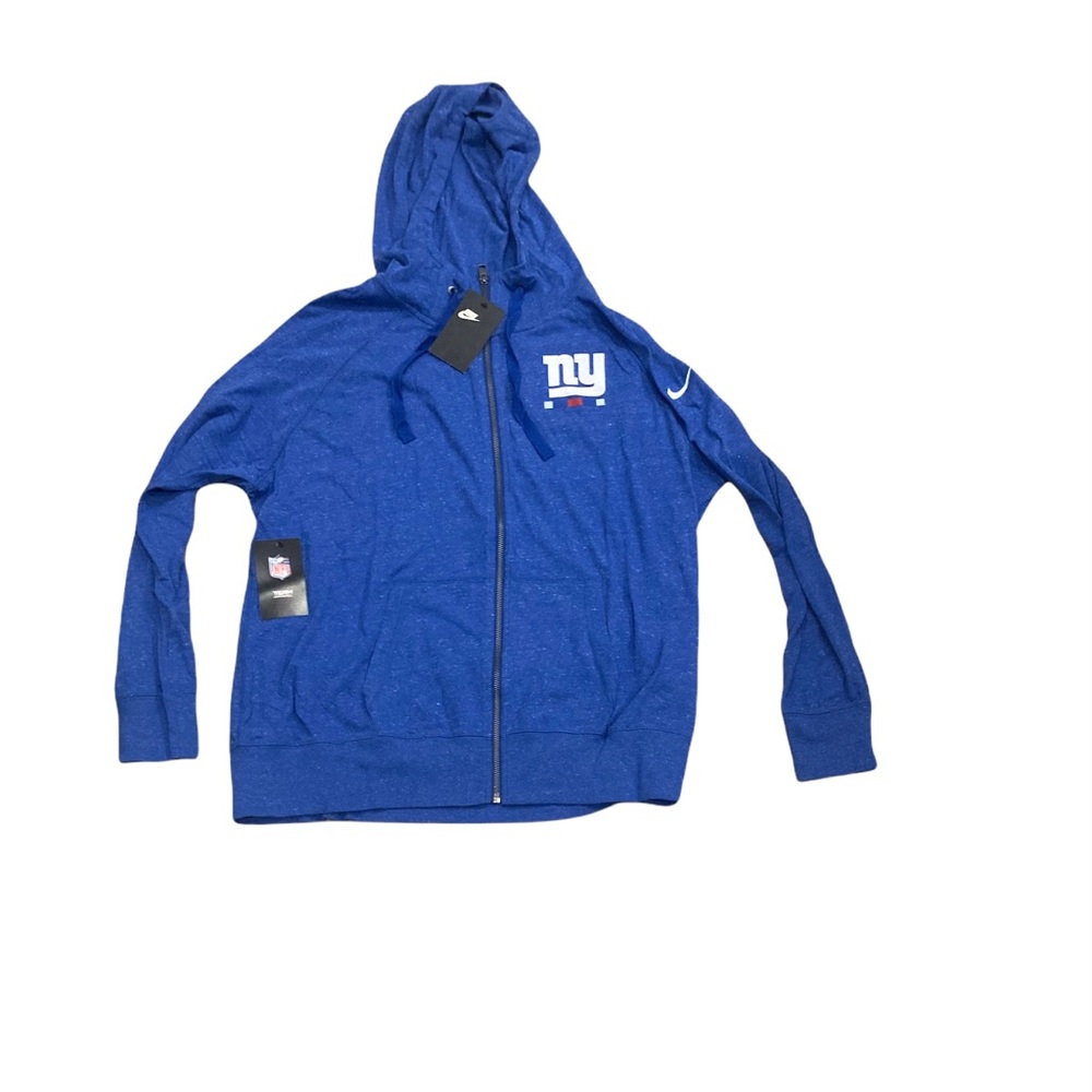 New York Giants Nike Women’s Gym Vintage‎ Full Zip Up Hoodie Sweatshirt XXL 2XL